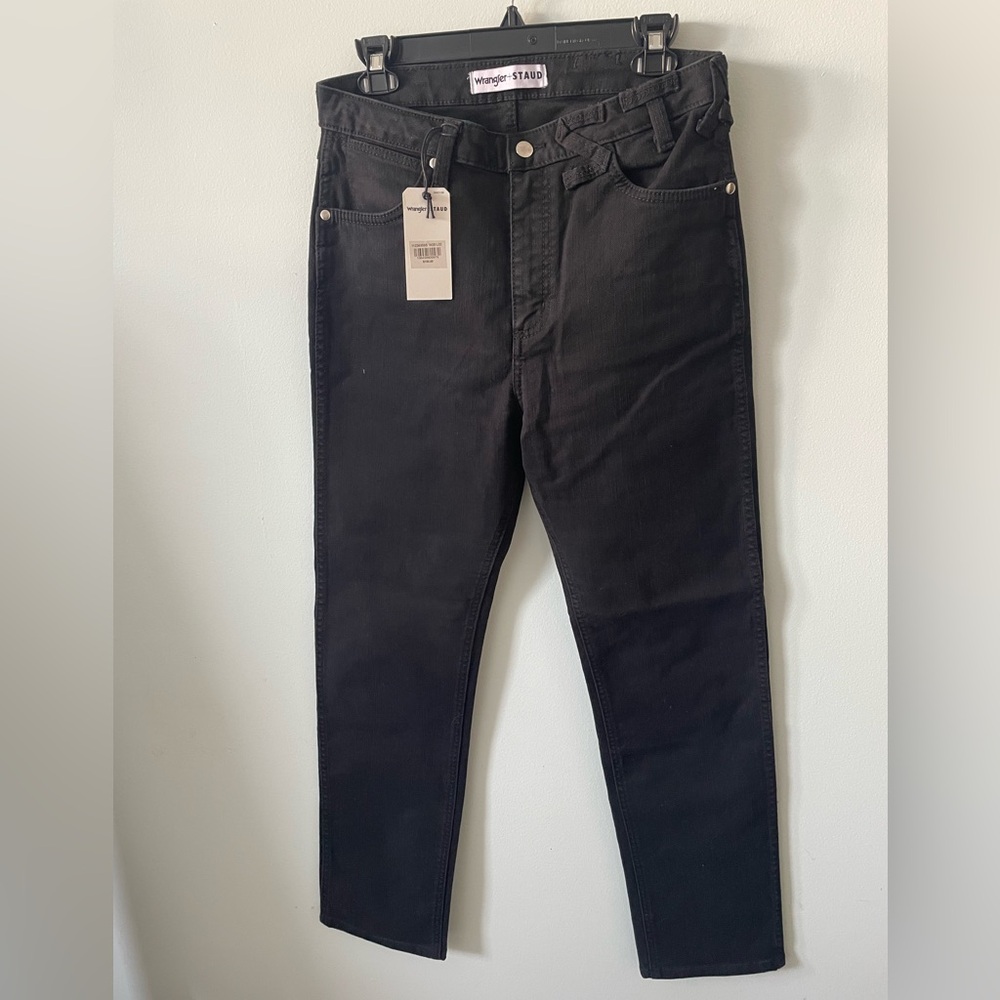 Staud X Wrangler The Everday Black Jeans